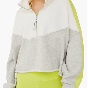 Free People Movement Colorblock Half-Zip Pullover